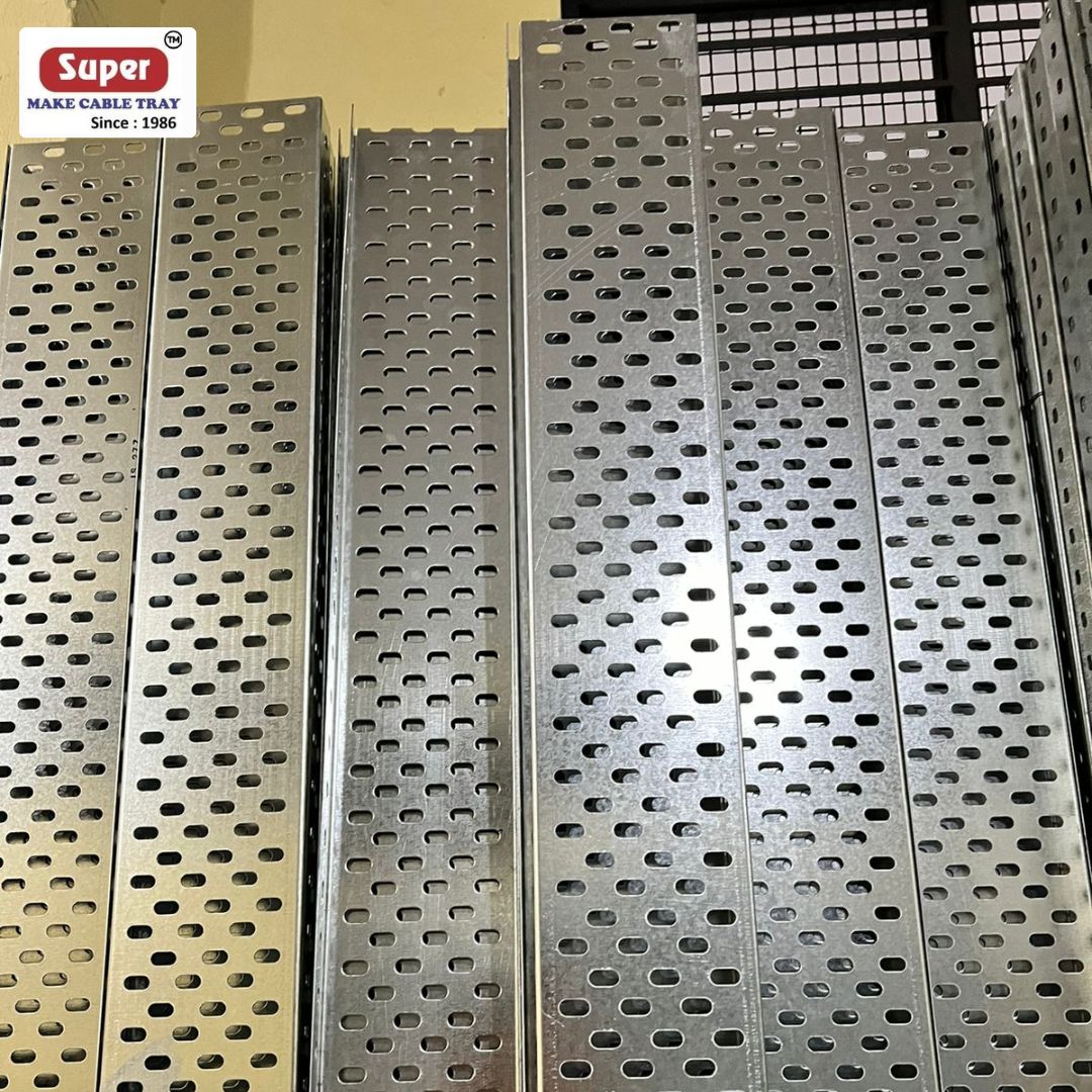 MS Hot Dip Galvanised Perforated Cable Tray Manufacturers, Suppliers, Exporters in Delhi